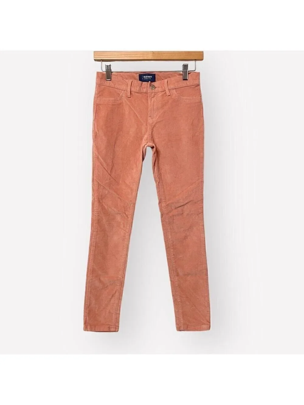 5/$25 ⭐️ Old Navy NEW Girls Velvet Jeans sz 12 Jeggings Dusty Rose Pink Pants